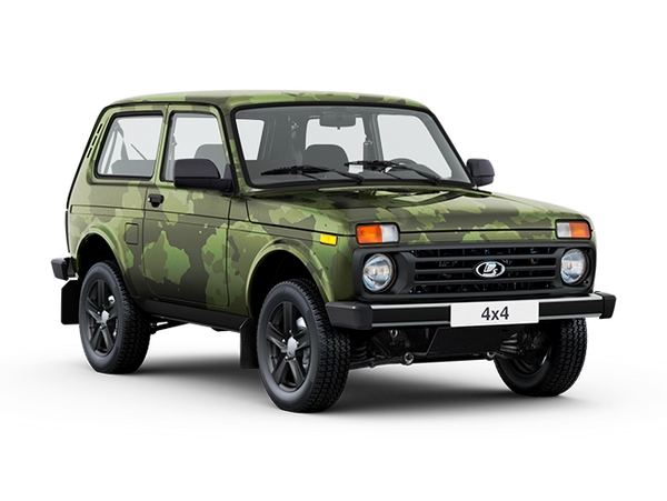 Lada Niva Legend 3 дв. Комбинированный: зеленый, коричневый "Камуфляж джунгли"