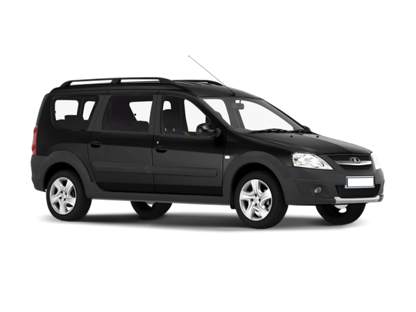 Lada Largus Cross 7 мест Черный Черная жемчужина