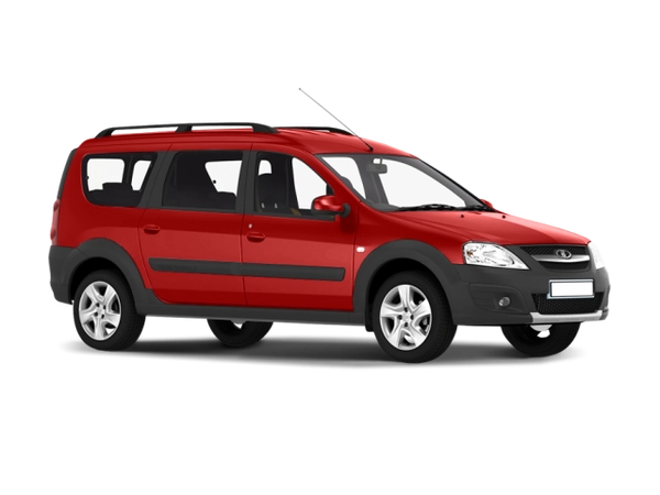 Lada Largus Cross 7 мест Красный Огненно-красный