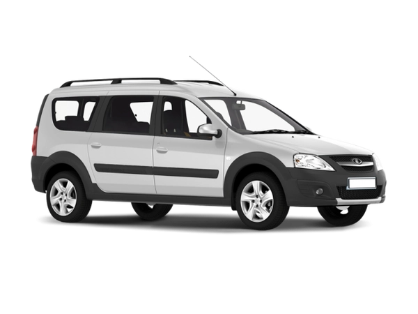 Lada Largus Cross 7 мест Серебристый Платина